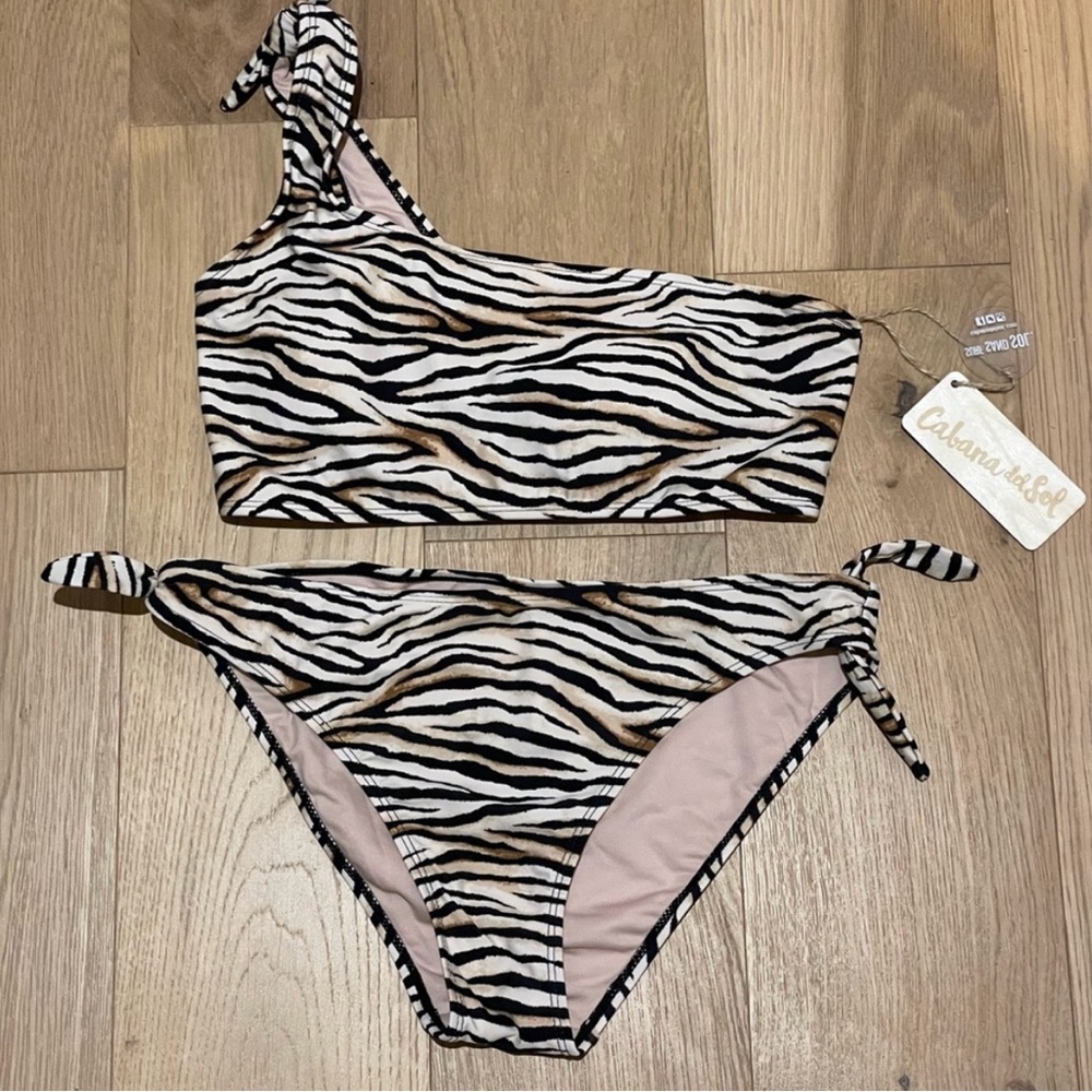 NWT Cabana del Sol Print Bikini Set